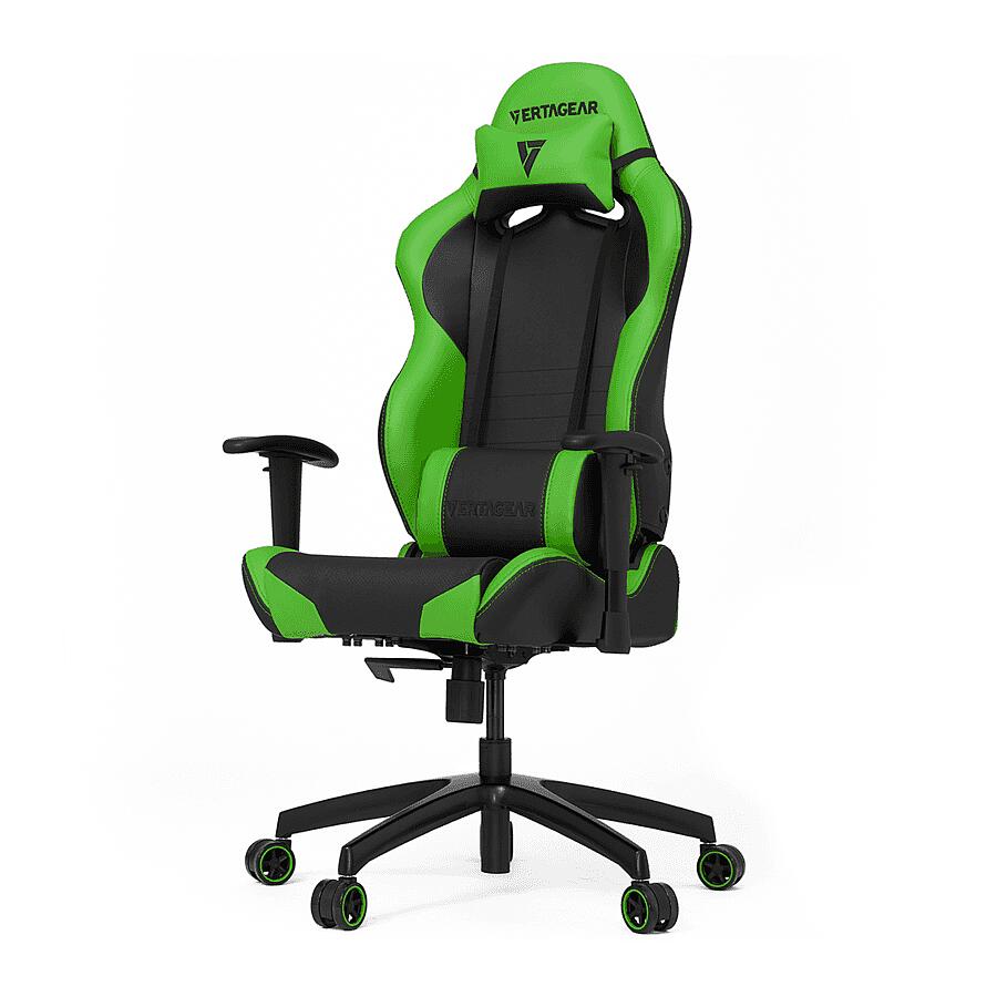 Игровое кресло Vertagear Racing Series S-Line SL2000 Black/Green, искусственная кожа, черный/зеленый - фото 1