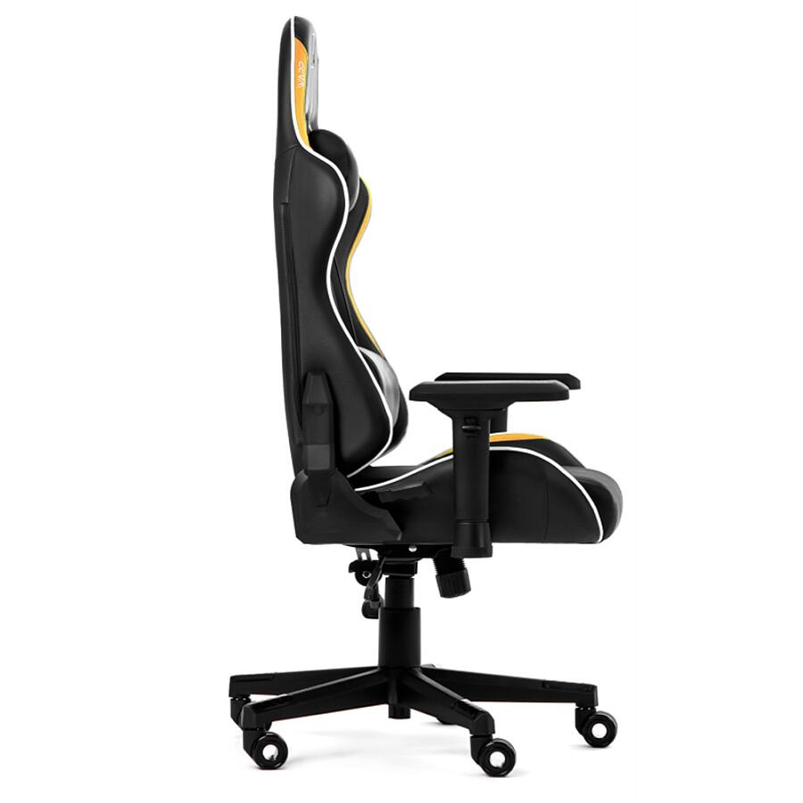 Игровое кресло WARP XN Black/Yellow, искусственная кожа, черный/желтый - фото 3