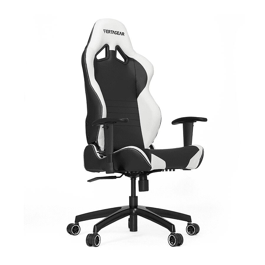 Игровое кресло Vertagear Racing Series S-Line Black/White, искусственная кожа, черный/белый - фото 2
