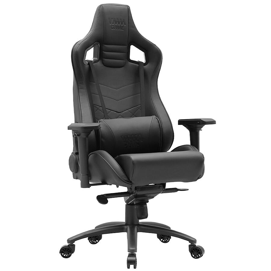 Игровое кресло VMMGame Rich Black, искусственная кожа, черный - фото 1