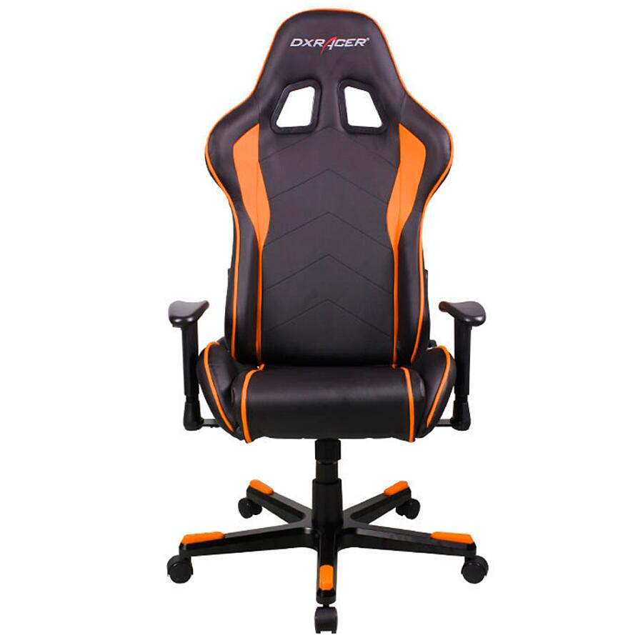Игровое кресло DXRacer Formula OH/FE08/NO, черный/оранжевый, Экокожа - фото 4