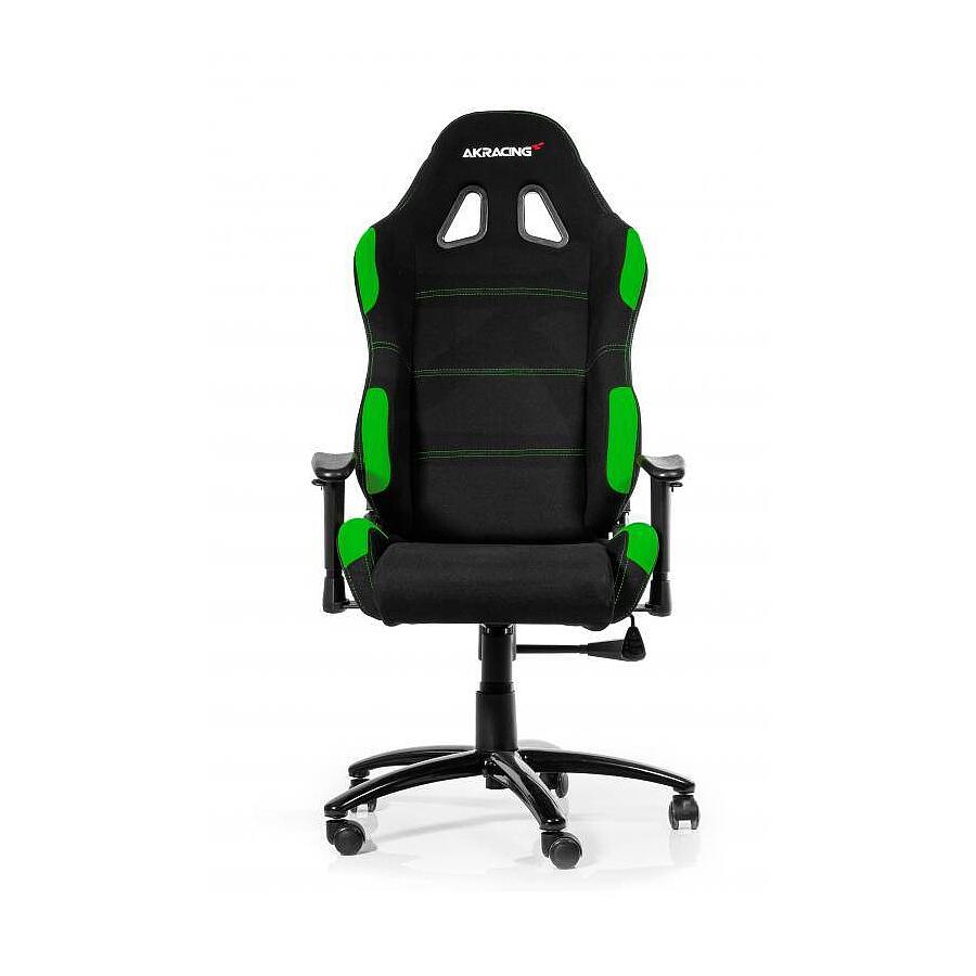 Игровое кресло AKRacing Gaming Chair Black Green - фото 4
