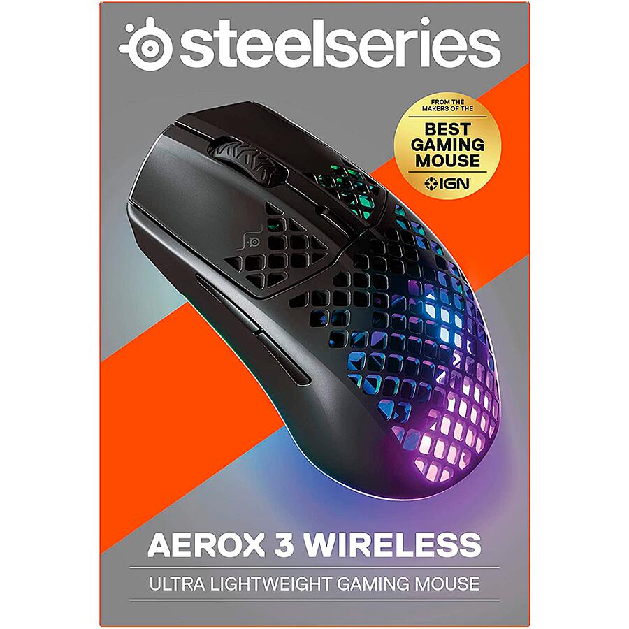 Мышь SteelSeries Aerox 3 Wireless 2022 Edition Onyx - фото 15