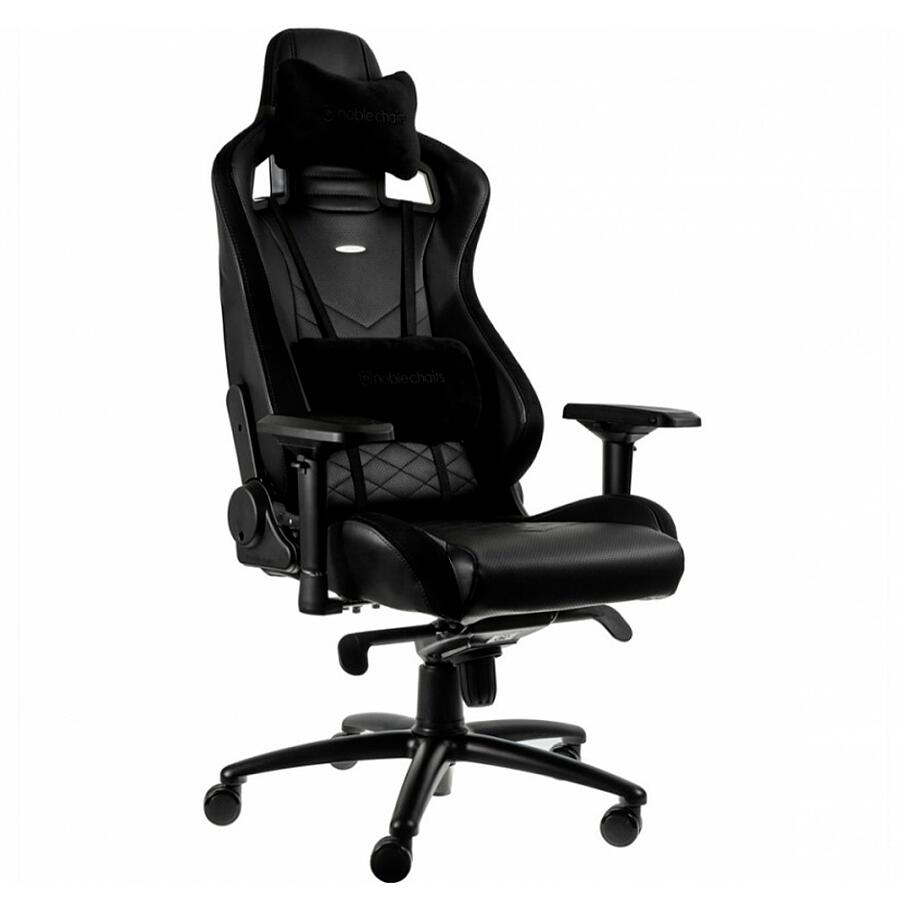 Игровое кресло Noblechairs EPIC Black, искусственная кожа, черный - фото 1