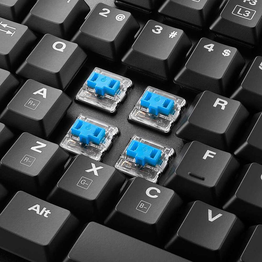 Клавиатура Sharkoon PureWriter RGB Kailh Blue - фото 3