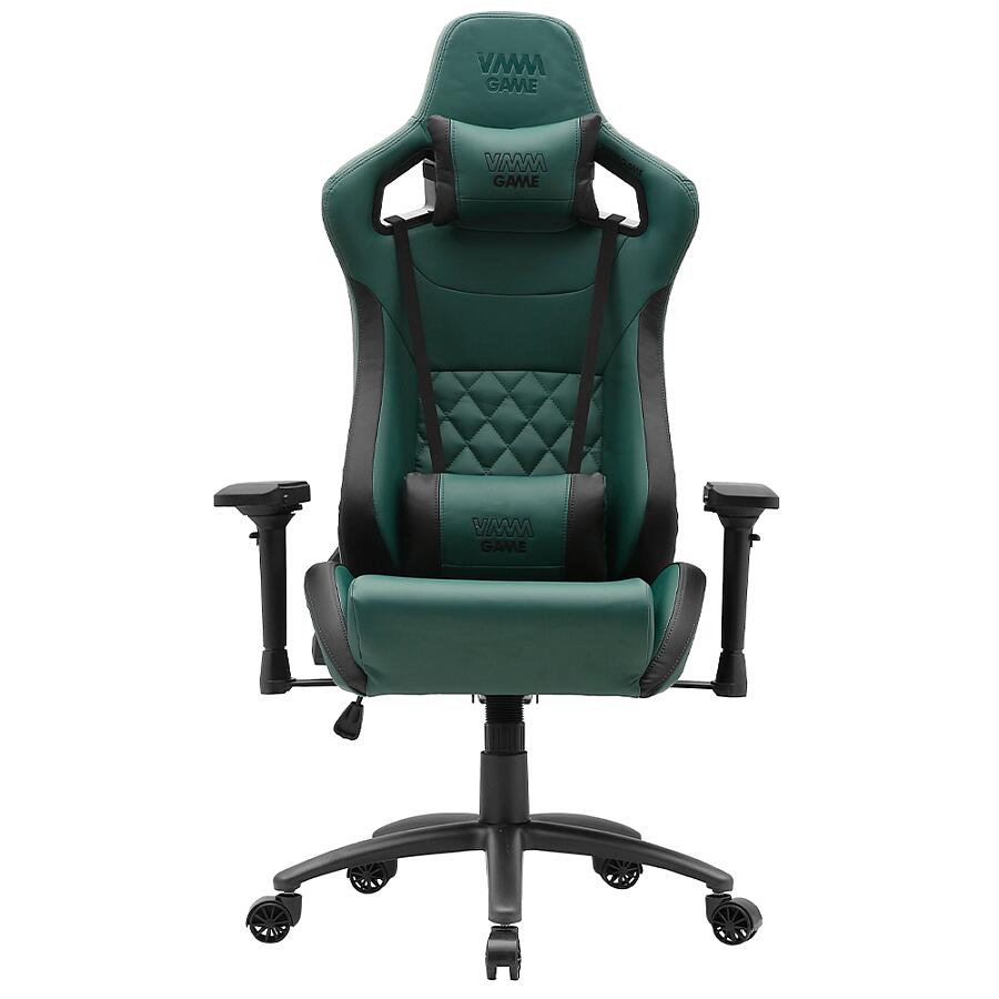 Игровое кресло VMMGame Maroon Green, искусственная кожа, зеленый - фото 2