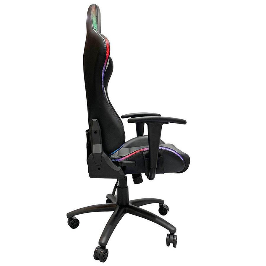 Игровое кресло HIPER HGS-102, искусственная кожа, черный - фото 4
