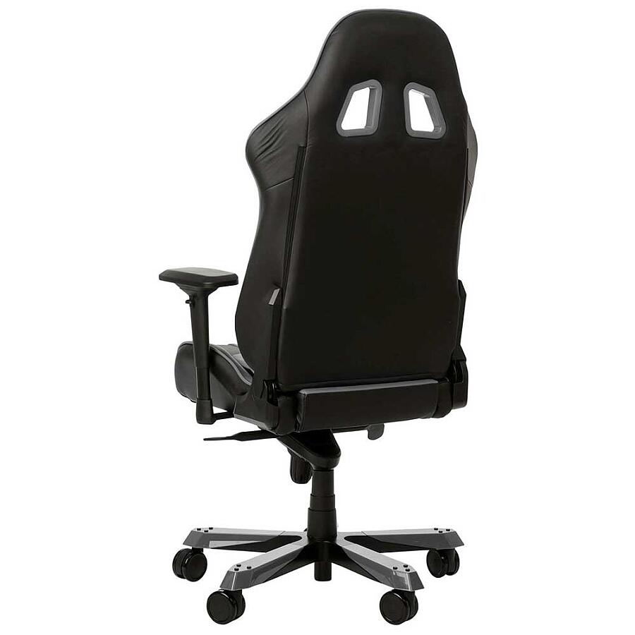 Игровое кресло DXRacer King OH/KS06/NG, черный/серый, Экокожа - фото 5