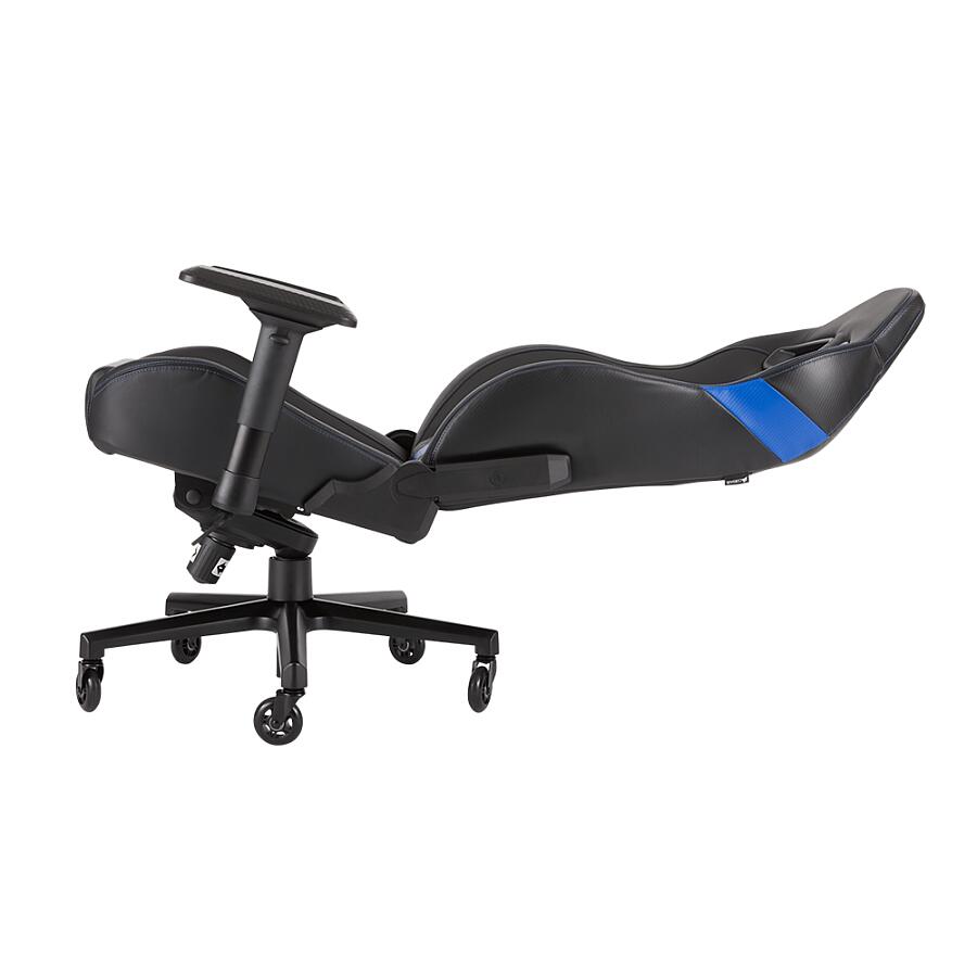 Игровое кресло Corsair T2 Road Warrior Blue, искусственная кожа, черный/синий - фото 9
