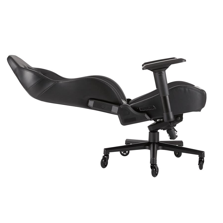 Игровое кресло Corsair T2 Road Warrior Black, искусственная кожа, черный - фото 9