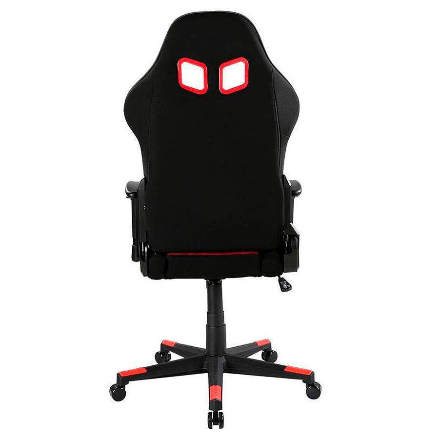 Игровое кресло DXRacer NEX EC/OK01/NR, черный/красный, ткань/экокожа - фото 4
