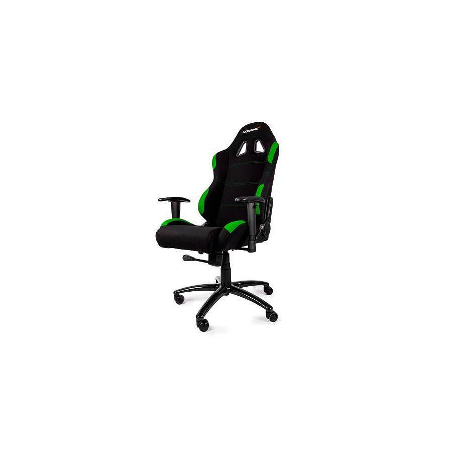Игровое кресло AKRacing Gaming Chair Black Green - фото 1