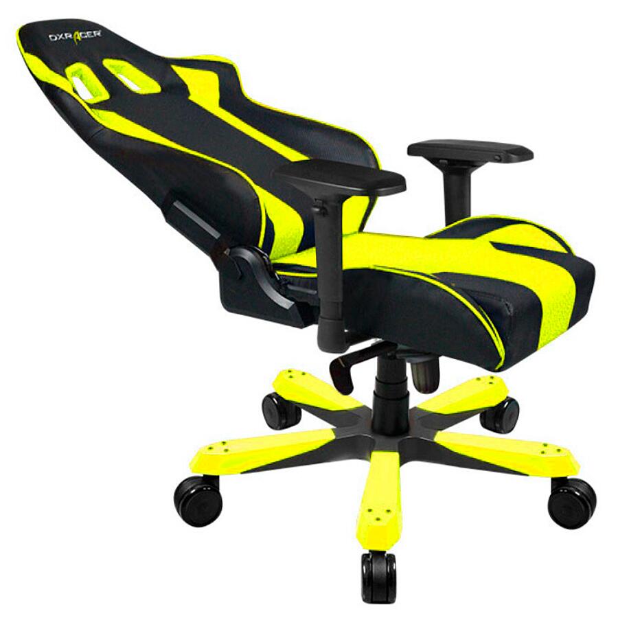 Игровое кресло DXRacer King OH/KS06/NY, черный/желтый, искусственная кожа - фото 7