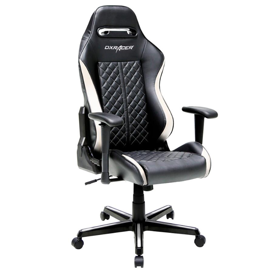 Игровое кресло DXRacer Drifting OH/DH73/NW, черный/белый, искусственная кожа - фото 1