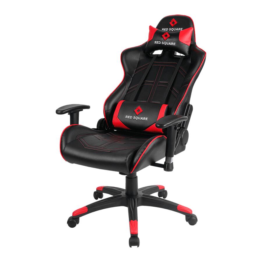 Игровое кресло Red Square Pro Royal Red, искусственная кожа, черный/красный - фото 2