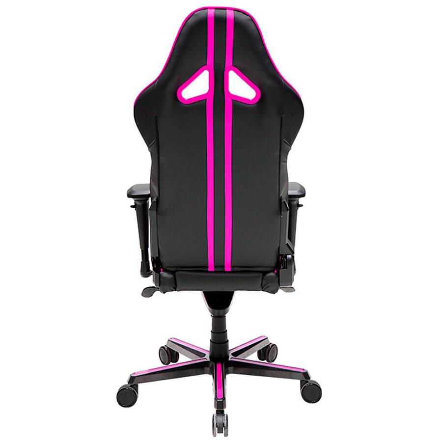Игровое кресло DXRacer Racing OH/RV131/NP, черный/фиолетовый, искусственная кожа - фото 4