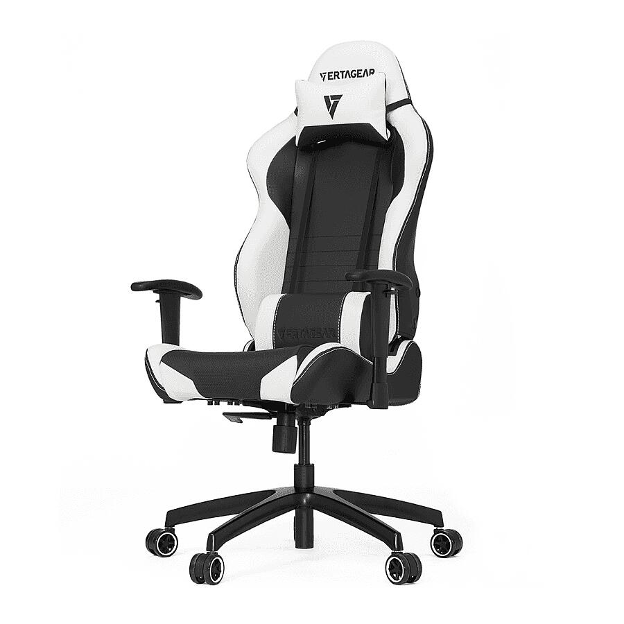 Игровое кресло Vertagear Racing Series S-Line Black/White, искусственная кожа, черный/белый - фото 1