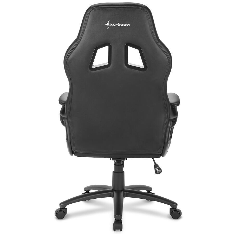 Игровое кресло Sharkoon Shark SKILLER SGS1 Gray, искусственная кожа, черный/серый - фото 5