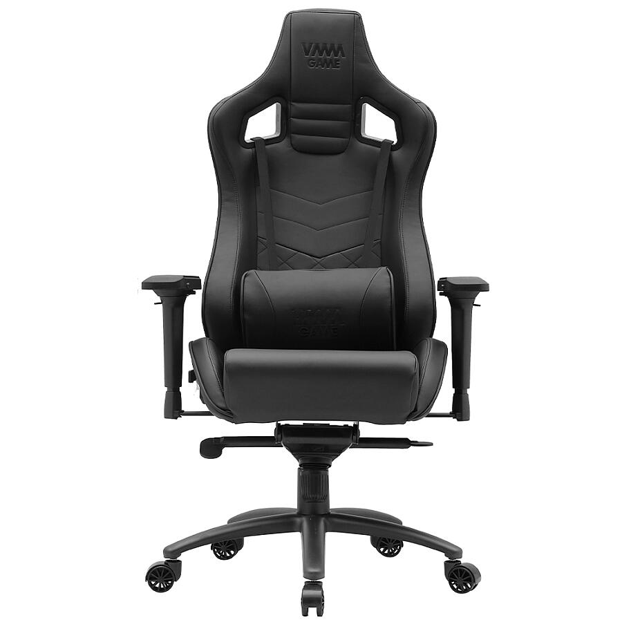 Игровое кресло VMMGame Rich Black, искусственная кожа, черный - фото 2