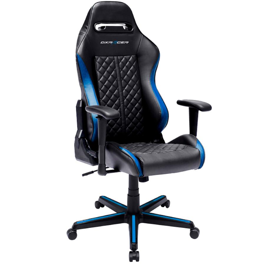 Игровое кресло DXRacer Drifting OH/DH73/NB, черный/синий, искусственная кожа - фото 1