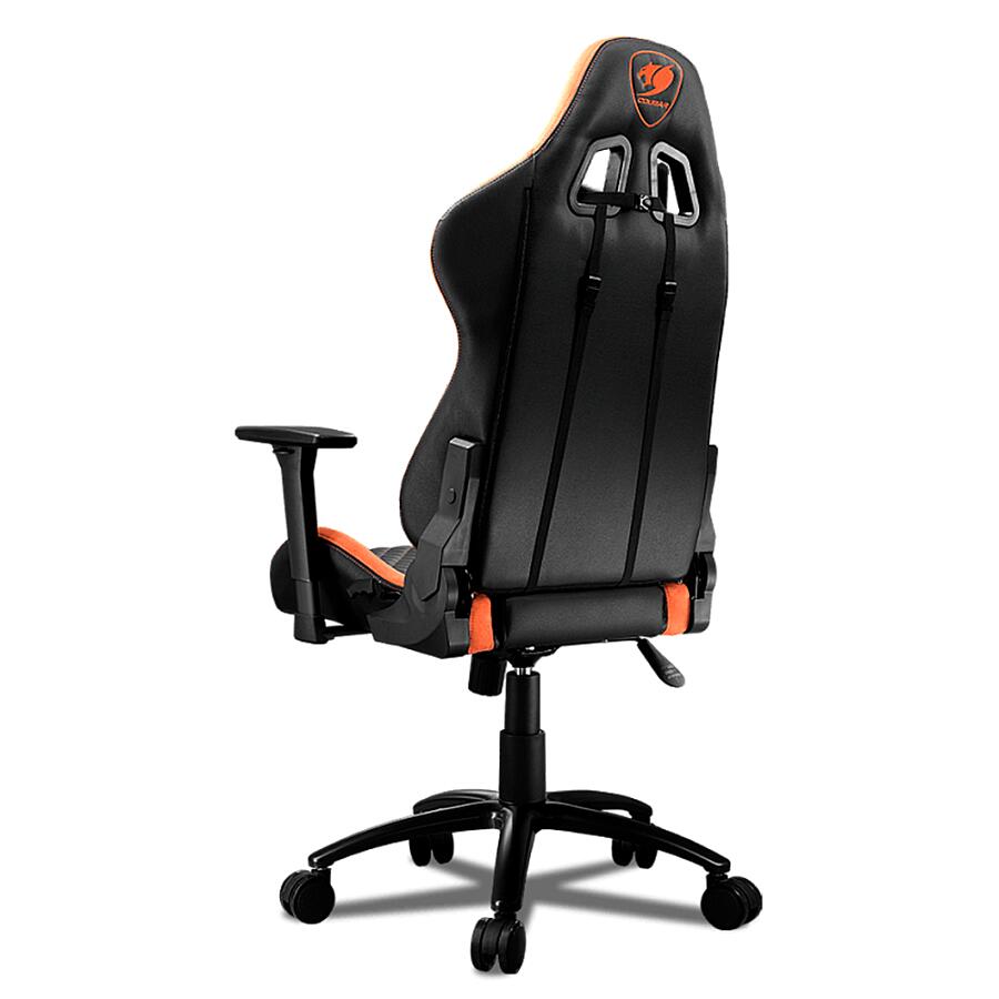 Игровое кресло COUGAR Rampart Orange, искусственная кожа, черный/оранжевый - фото 8