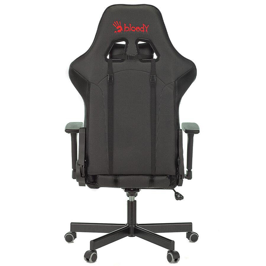 Игровое кресло A4Tech Bloody GC-600, искусственная кожа, черный - фото 6