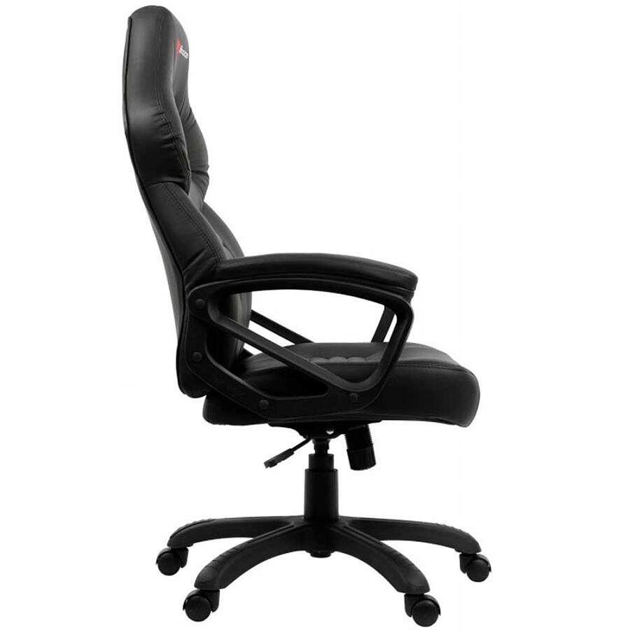 Игровое кресло Arozzi Monza Black, искусственная кожа, черный - фото 5
