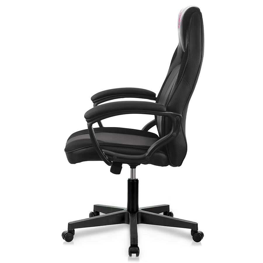 Игровое кресло A4Tech Bloody GC-200, искусственная кожа, черный/красный - фото 4