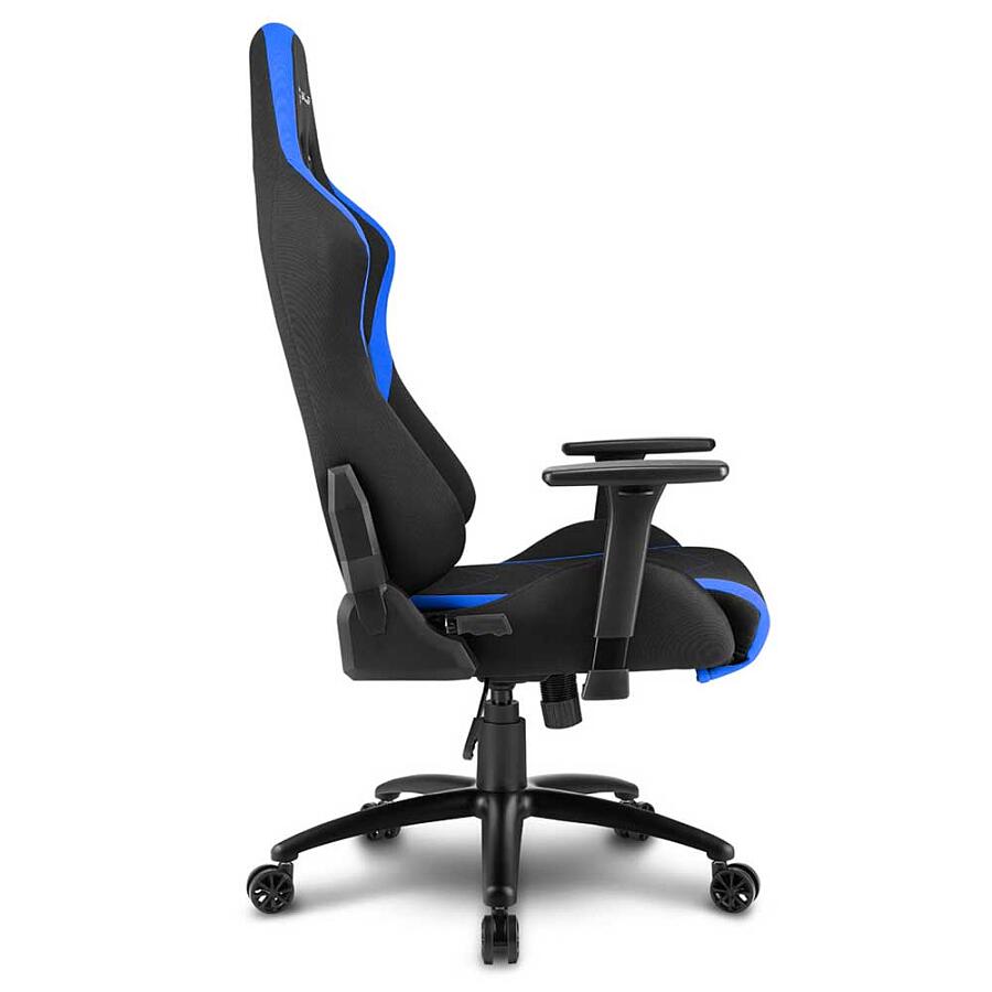 Игровое кресло Sharkoon Shark SKILLER SGS2 Blue, ткань, черный/синий - фото 4