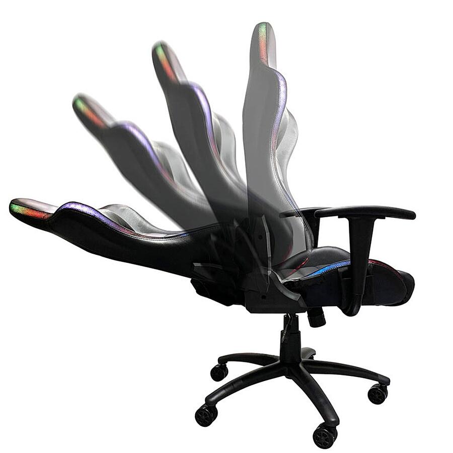 Игровое кресло HIPER HGS-102, искусственная кожа, черный - фото 3