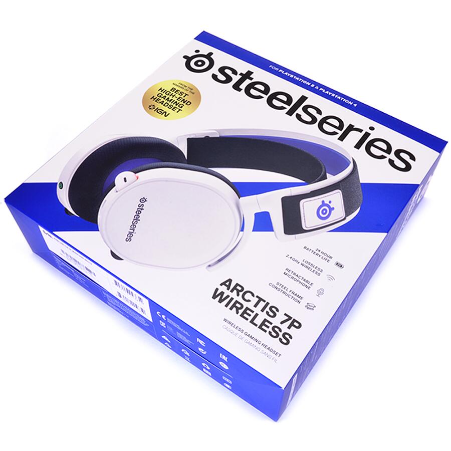 Джойстик SteelSeries Arctis 7P Wireless White - фото 11