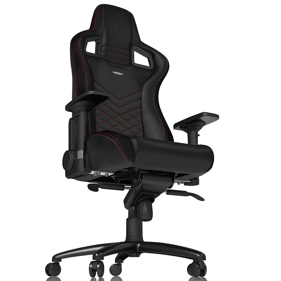 Игровое кресло Noblechairs EPIC Black/Red, искусственная кожа, черный/красный - фото 5