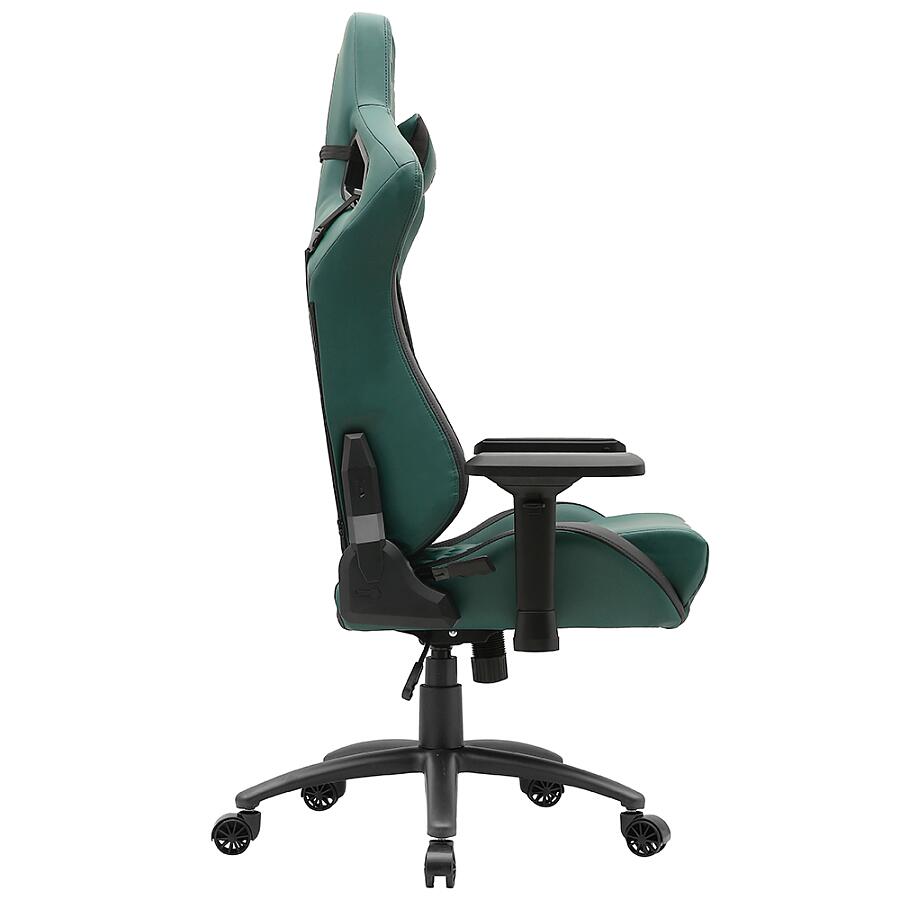 Игровое кресло VMMGame Maroon Green, искусственная кожа, зеленый - фото 3