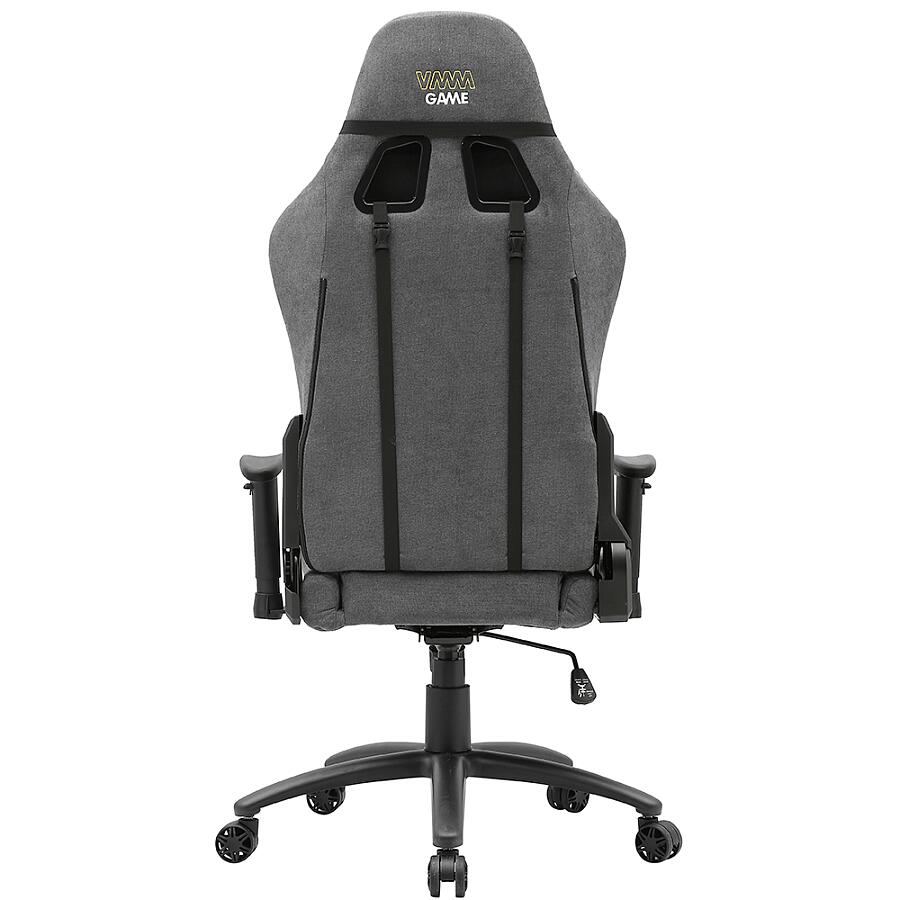 Игровое кресло VMMGame Fiber Gray, ткань, серый - фото 5