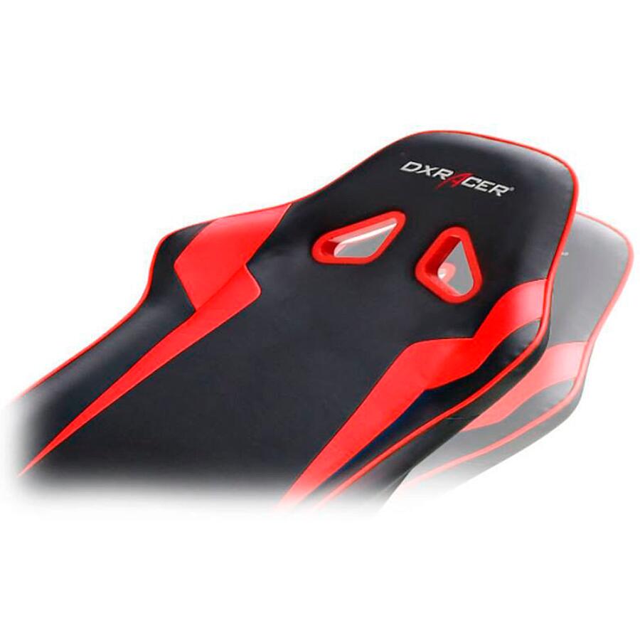 Игровое кресло DXRacer Sentinel OH/SJ00/NR, черный/красный, искусственная кожа - фото 4