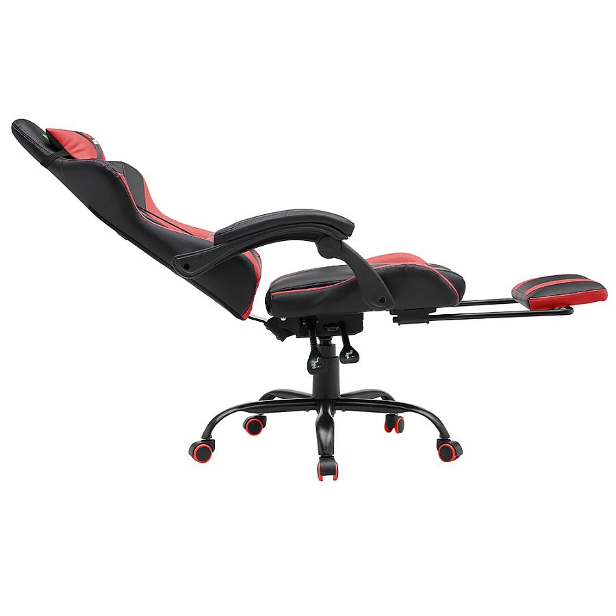 Игровое кресло VMMGame Throne Red, искусственная кожа, черный/красный - фото 5
