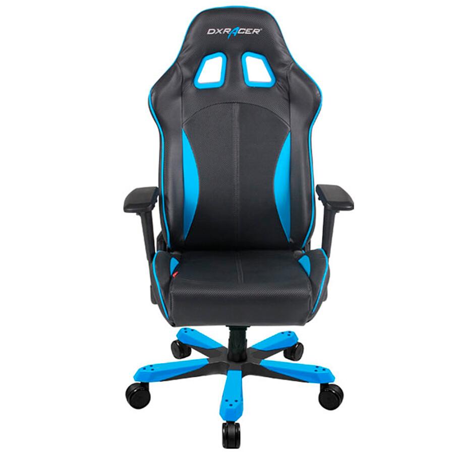 Игровое кресло DXRacer King OH/KS57/NB, черный/синий, искусственная кожа - фото 5