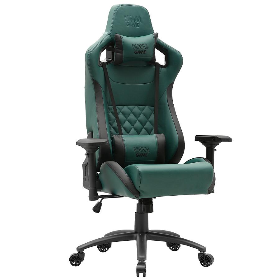 Игровое кресло VMMGame Maroon Green, искусственная кожа, зеленый - фото 1