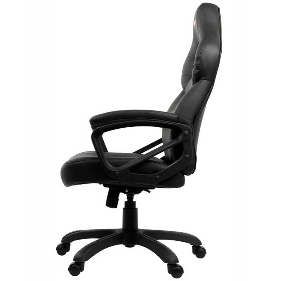 Игровое кресло Arozzi Monza Black, искусственная кожа, черный - фото 4