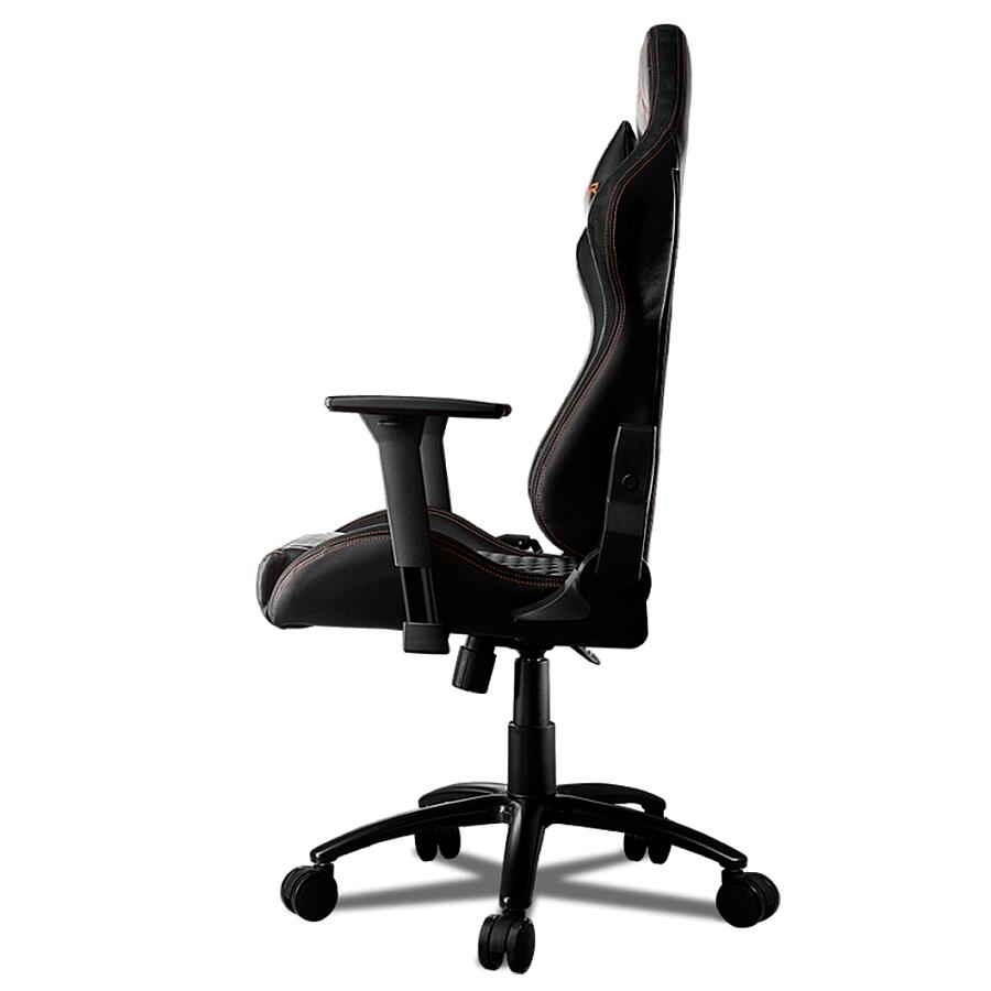 Игровое кресло COUGAR Rampart Black, искусственная кожа, черный - фото 4