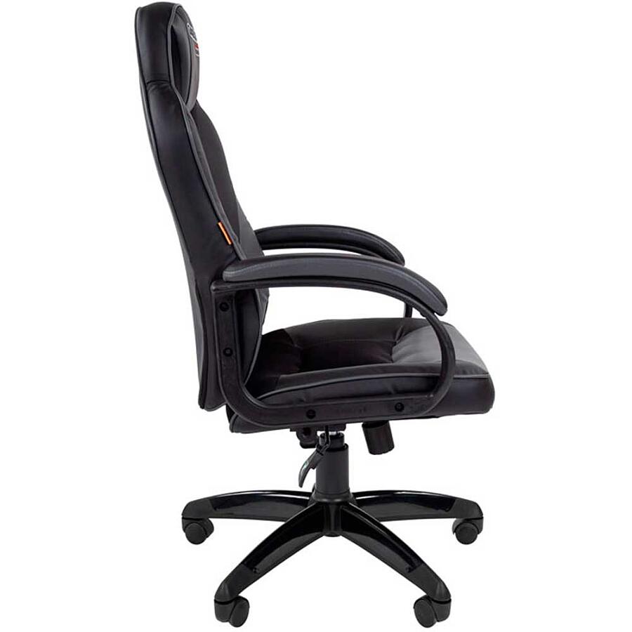 Игровое кресло Chairman Game 17 Black/Grey, искусственная кожа, черный/серый - фото 3