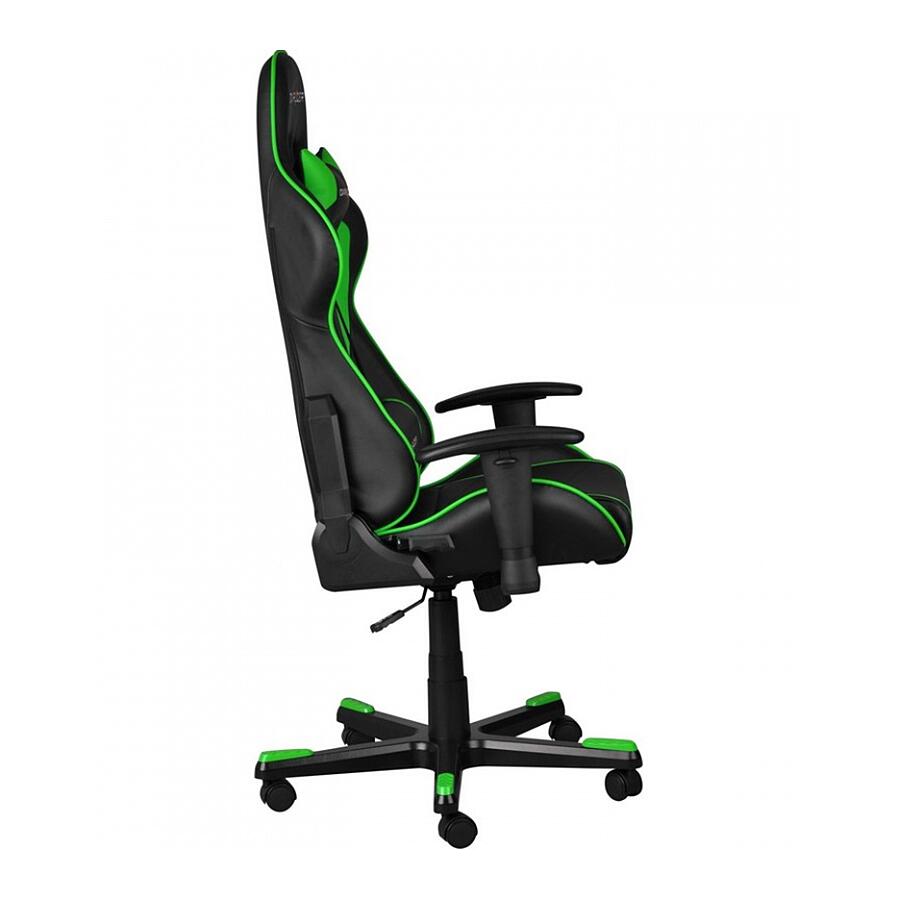 Игровое кресло DXRacer Formula OH/FE08/NE, искусственная кожа, черный, зеленый - фото 3