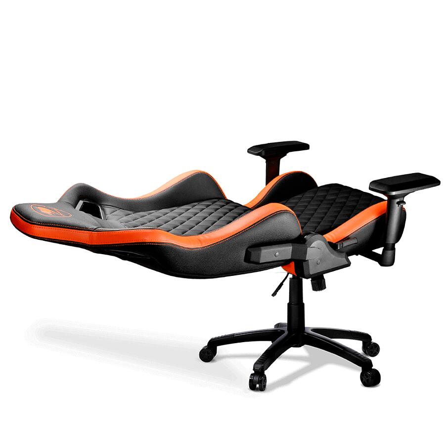 Игровое кресло COUGAR Armor S Orange, искусственная кожа, черный/оранжевый - фото 4