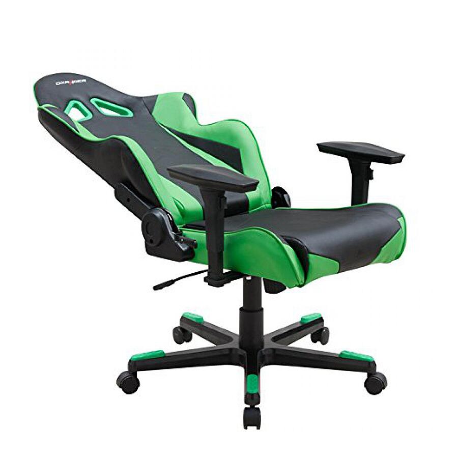 Игровое кресло DXRacer Racing OH/RE0/NE, черный/зеленый, искусственная кожа - фото 4
