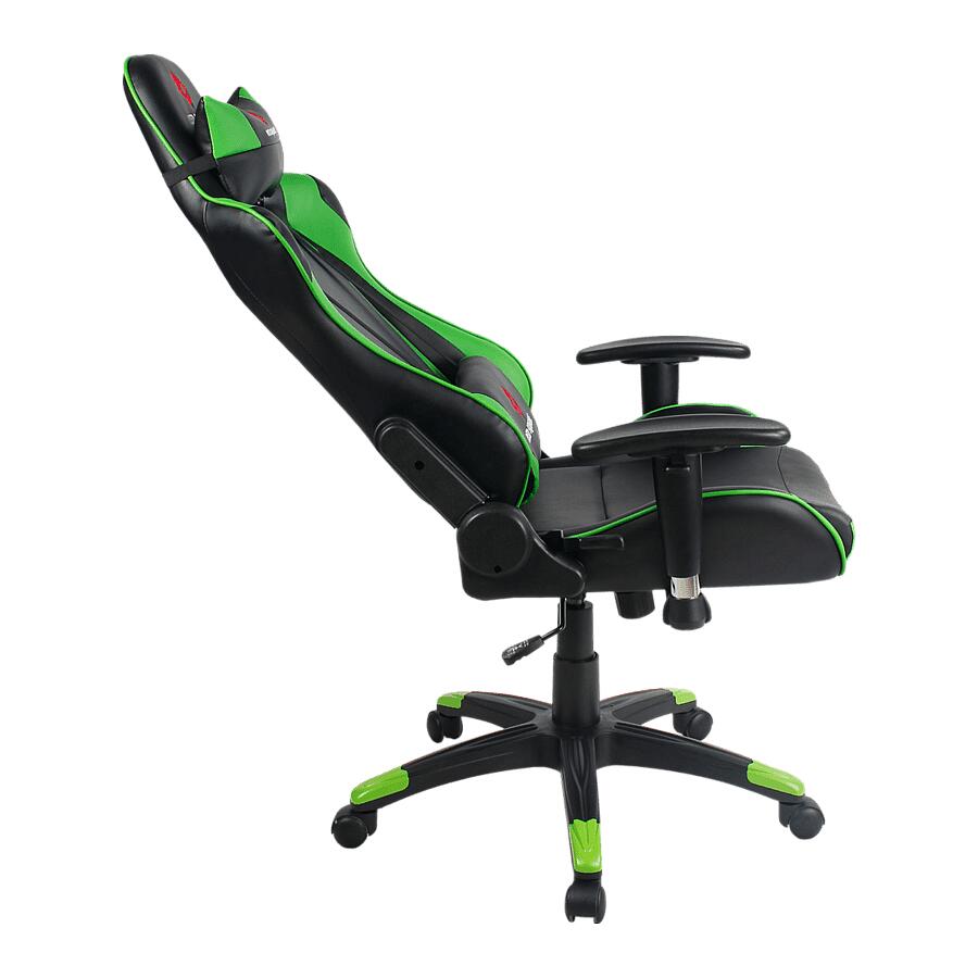 Игровое кресло Red Square Pro Fresh Lime, искусственная кожа, черный/зеленый - фото 3