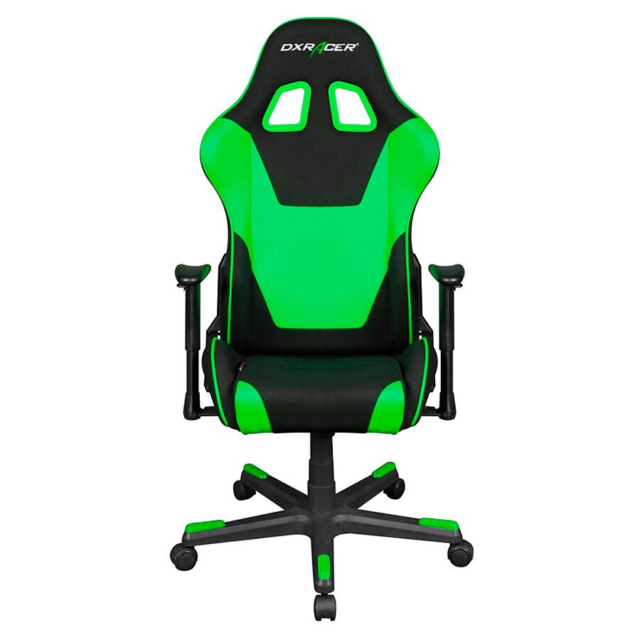 Игровое кресло DXRacer Formula OH/FD101/NE, черный/зеленый, ткань/экокожа - фото 2
