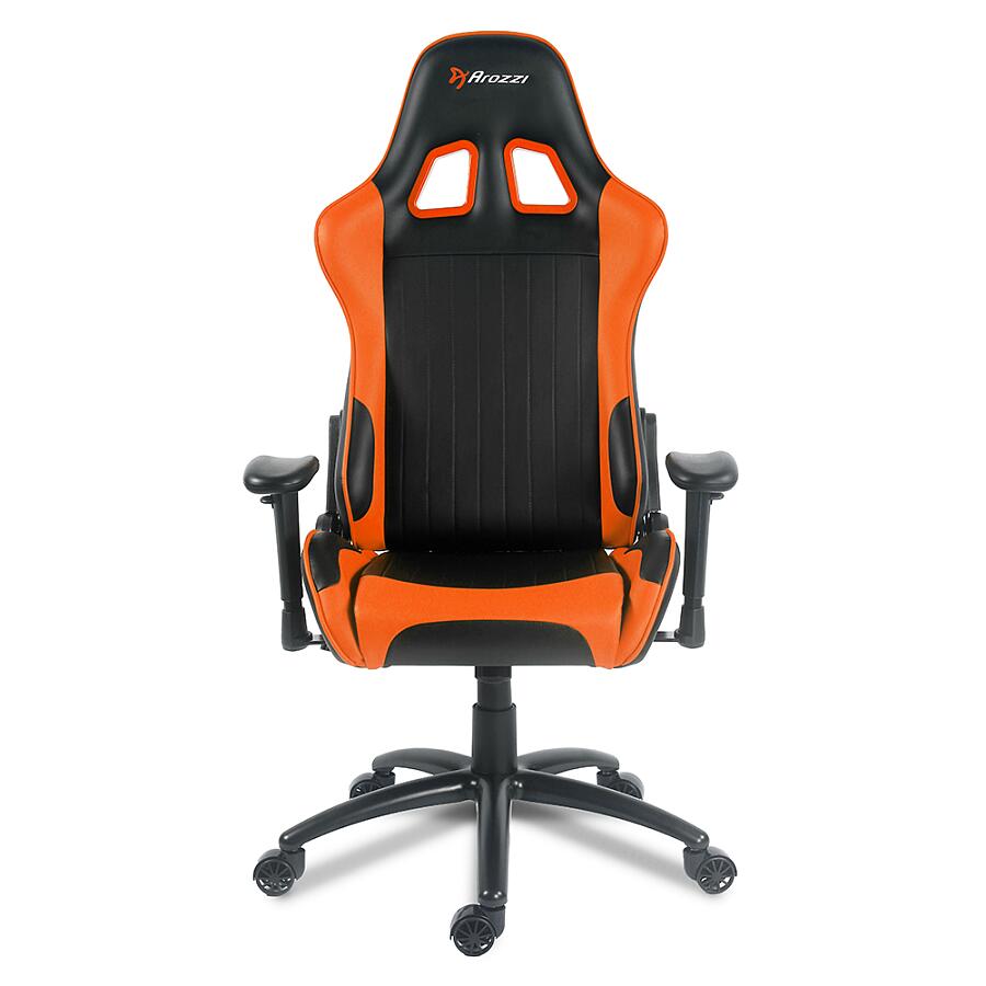 Игровое кресло Arozzi Verona Orange, искусственная кожа, черный/оранжевый - фото 6