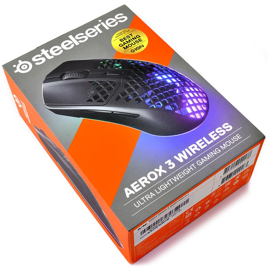 Мышь SteelSeries Aerox 3 Wireless - фото 9