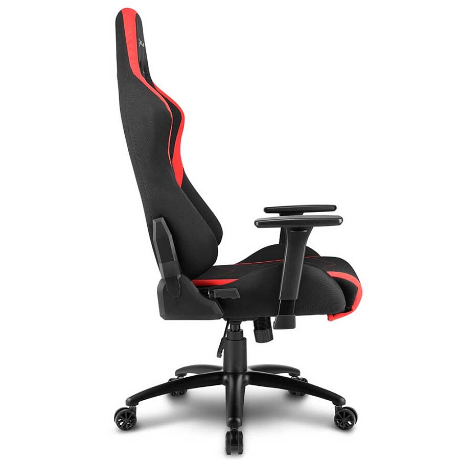 Игровое кресло Sharkoon Shark SKILLER SGS2 Red, ткань, черный/красный - фото 4