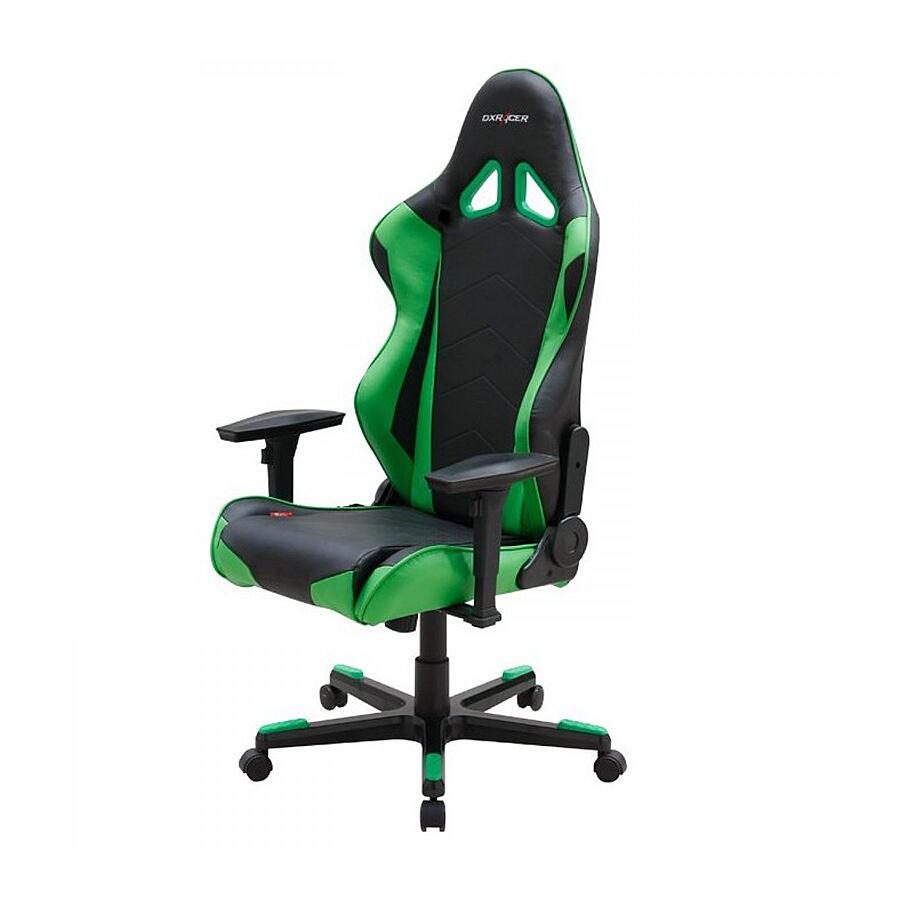 Игровое кресло DXRacer Racing OH/RE0/NE, черный/зеленый, искусственная кожа - фото 3